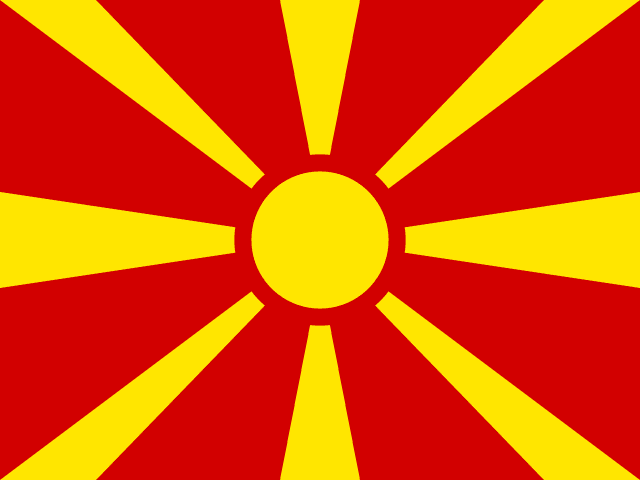 Flag of North Macedonia
